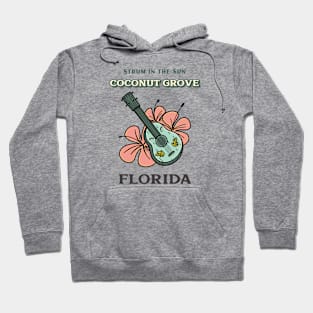 Strum in the Sun at Coconut Grove, Miami, Florida Hoodie